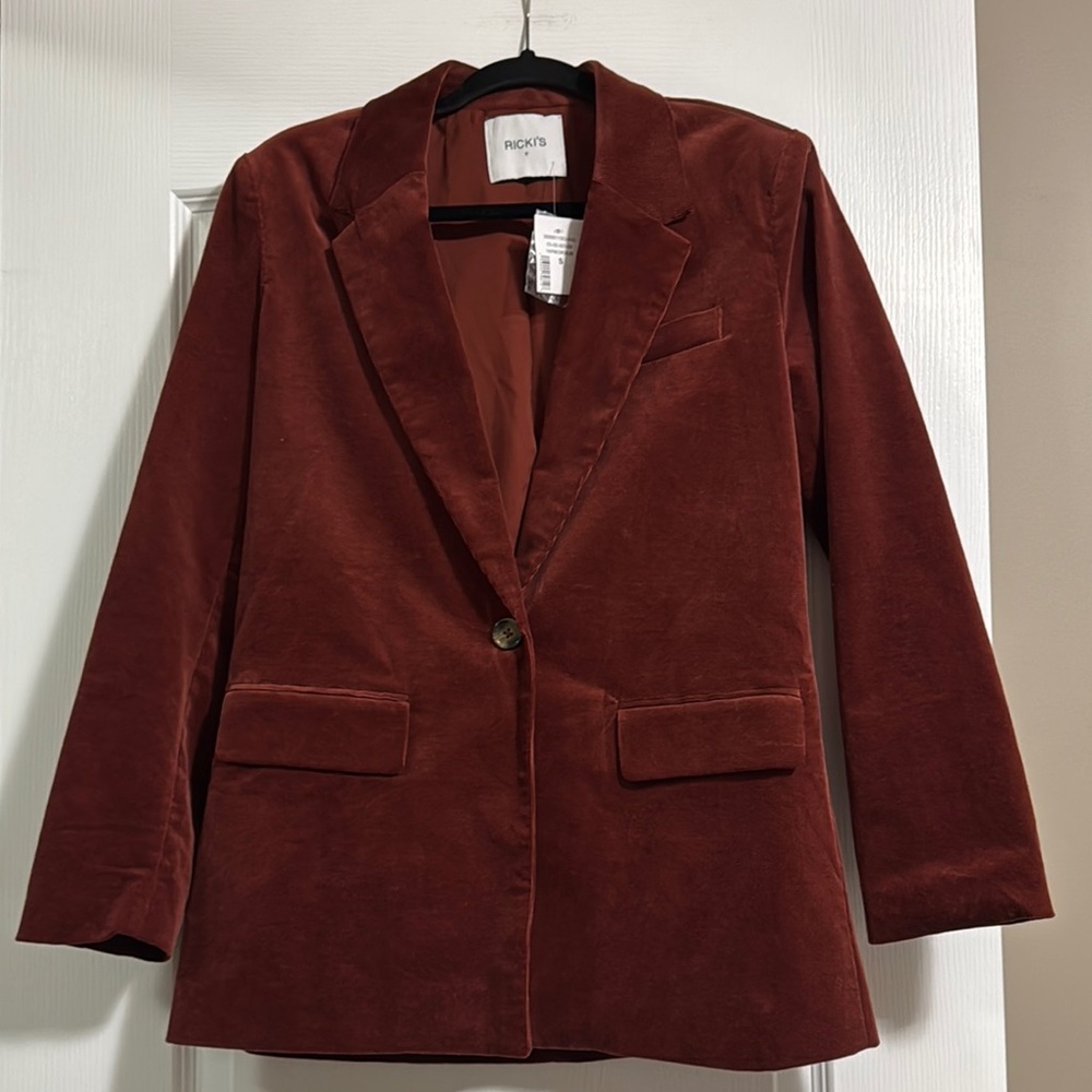 NWT Ricki’s women’s corduroy blazer, size S